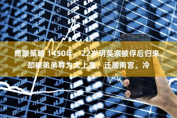 鹰眼策略 1450年，22岁明英宗被俘后归来，却被弟弟尊为太上皇，迁居南宫。冷